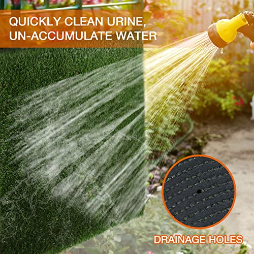 Xlx Turf Artificial Grass Mat 48" X 32", Durable Dogs Fake Grass For Pets Potty Training, Artificial Turf Grass Rug For Patio Outdoor Indoor Decor #TOP5