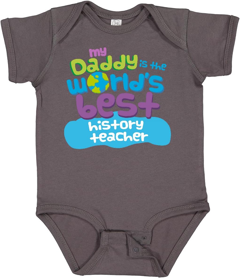 inktastic History Teacher Daddy Baby Bodysuit