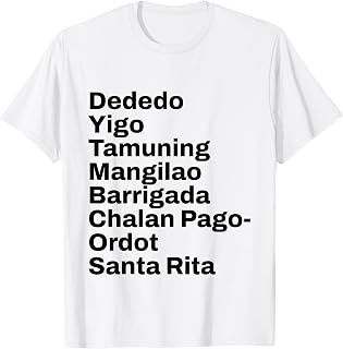 Guam Cities and Towns Travel T-Shirt
