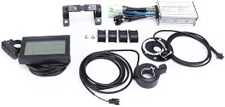 Dechoga 36V/48V 250W Electric Motor Brushless 7A Controller Kit with KT‑LCD3 Display Panel Sensor Throttle Aluminum Alloy Plastic for Electric Bike