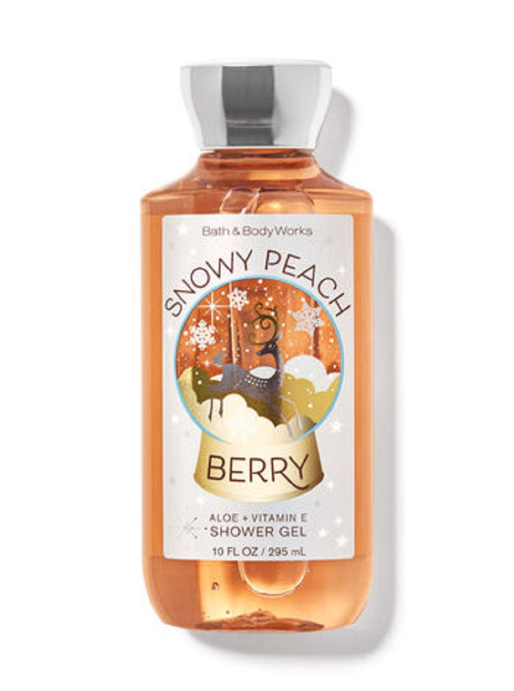 Bath & Body Works and Snowy Peach Berry Shower Gel Wash 10 Ounce Full Size