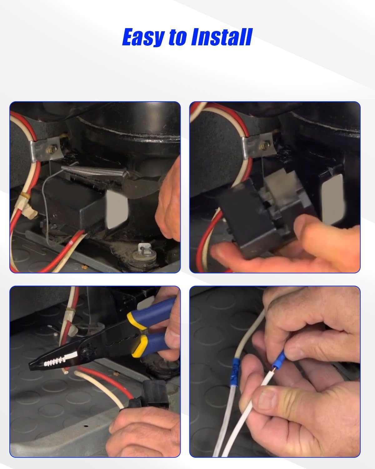 Compressor Start Relay Overload Fit for Frigidaire Electrolux Refrigerators | Compatible with Crosley Gibson Kenmore Tappan Fridge, Replace 5304499966 AP5959044 4179401 241667501 297054500 PS11700335