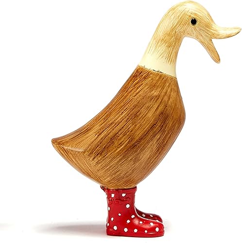 Miniatura 10 de Decoración de pato para patio, patos de jardín con botas de agua manchadas, juego de 3 estatuas de decoración de jardín, estatua de figura de pato,