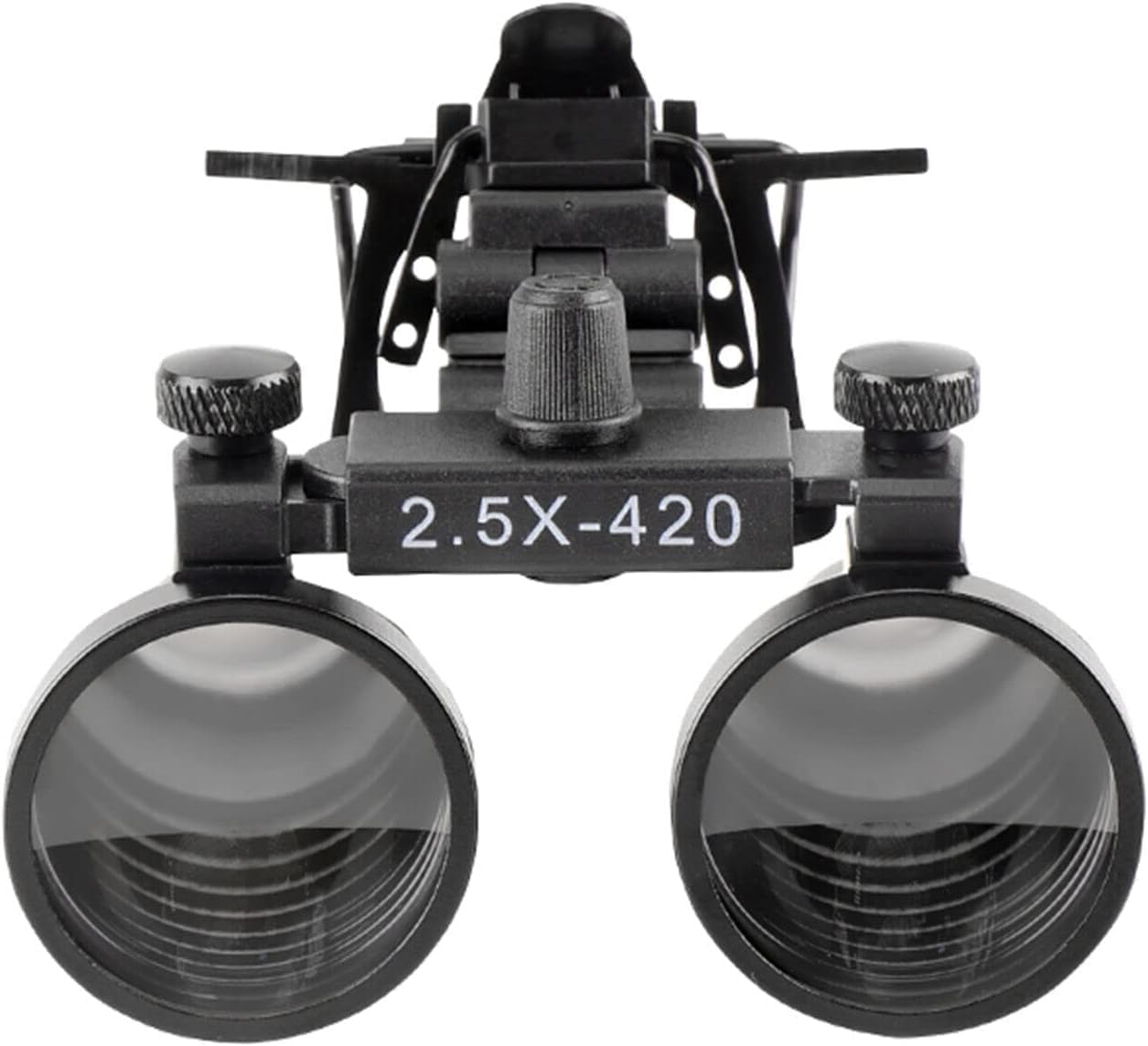 US Black 2.5X/3.5X Binocular Loupes Glasses Magnifier Optical Glass Clip on Style (DY-101 2.5X)