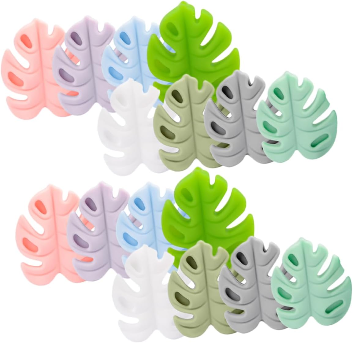 JEWEDECO 16pcs Knitting Needle Stoppers Durable Needle Tips Protective Covers for Knitting and Sewing Lightweight and Easy to Store for Home and Professional Use