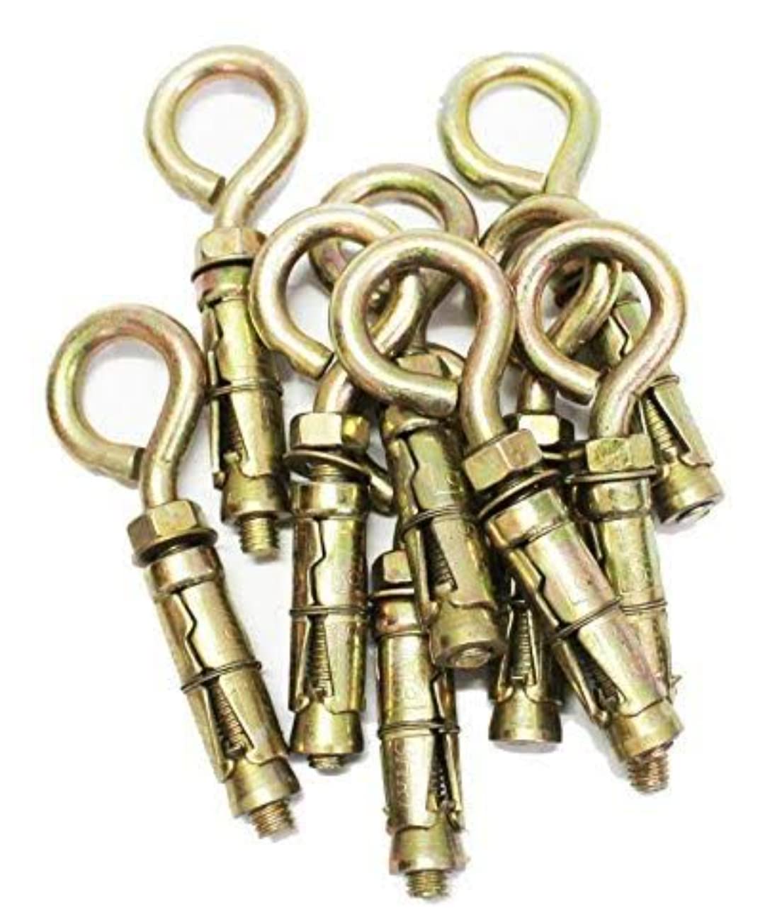 TheMujtaba Anchor Round Close Brass Hook Fasteners, Brass Best Hook -(Color - Golden) (10mm, 8) (B0BTDMX65L) Amazon Price History, Amazon Price Tracker