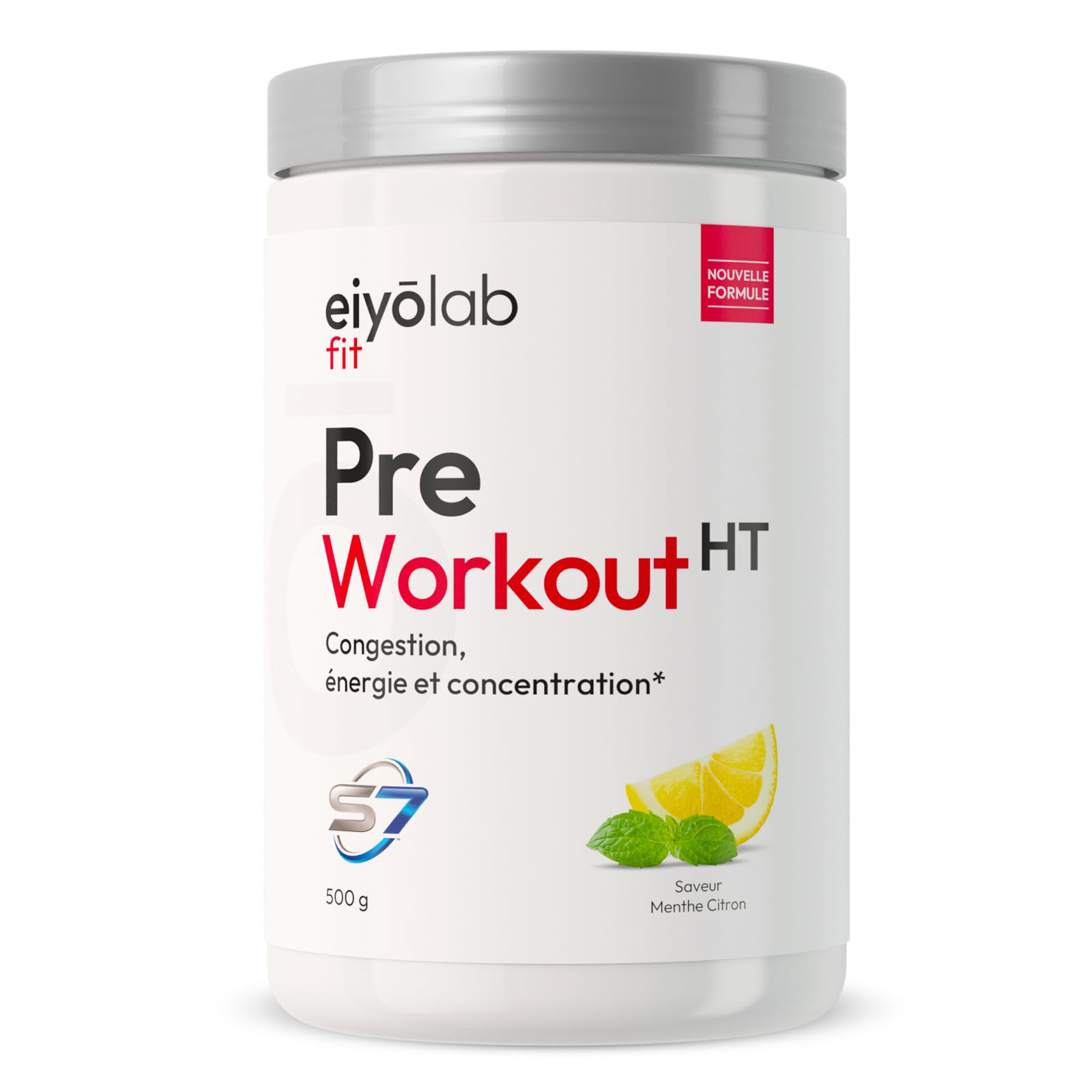 PRE WORKOUT HT | Booster Musculation sans Créatine | 3g de Bêta-Alanine + 3g d'A