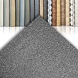 casa pura Suelo Laminado Vinilo - Suelo de Vinilo Antideslizante en Rollo | Suelo PVC Decorativo para cocina, baño, salon | Muchas Opciones | Basalto Gris Oscuro100x400 cm