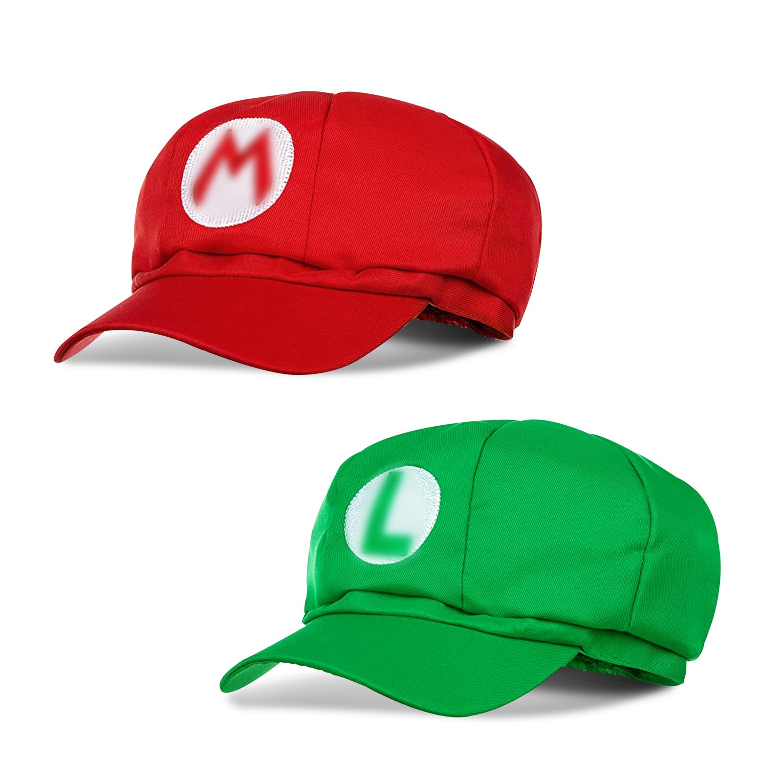 Forninc 2 Pcs Mari Sombrero de Béisbol, Mari Gorra Niño, Mari Gorra de Visera para Niños, Niños y Niñas Sombrero de Béisbol, Mari Gorra Infantil, Sombrero de Juego de rol Infantil