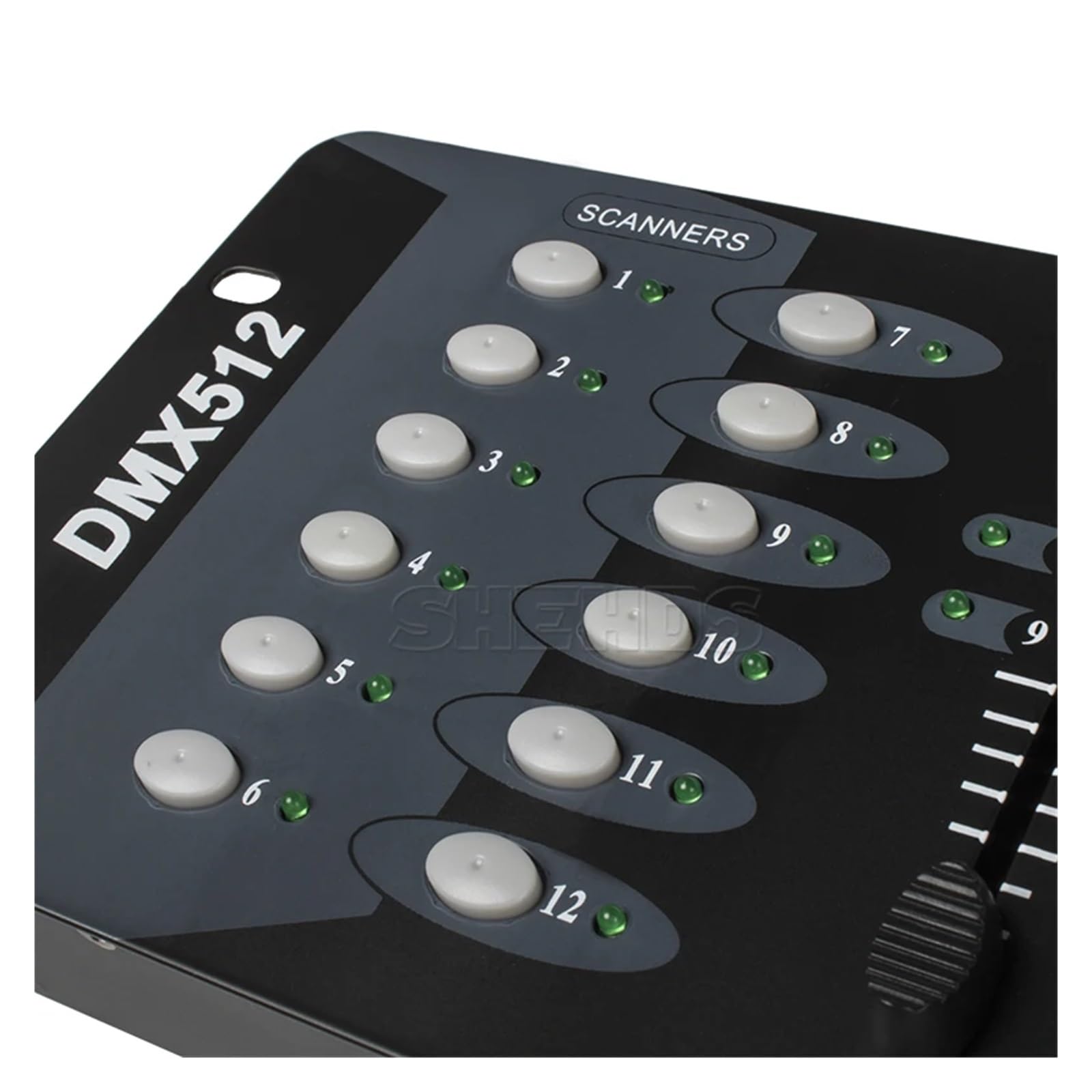 Controlador DMX, Consola controladora DMX192 con 8 escenas programables y funciones de voz for equipos de control de discoteca DMX512 Para DJ