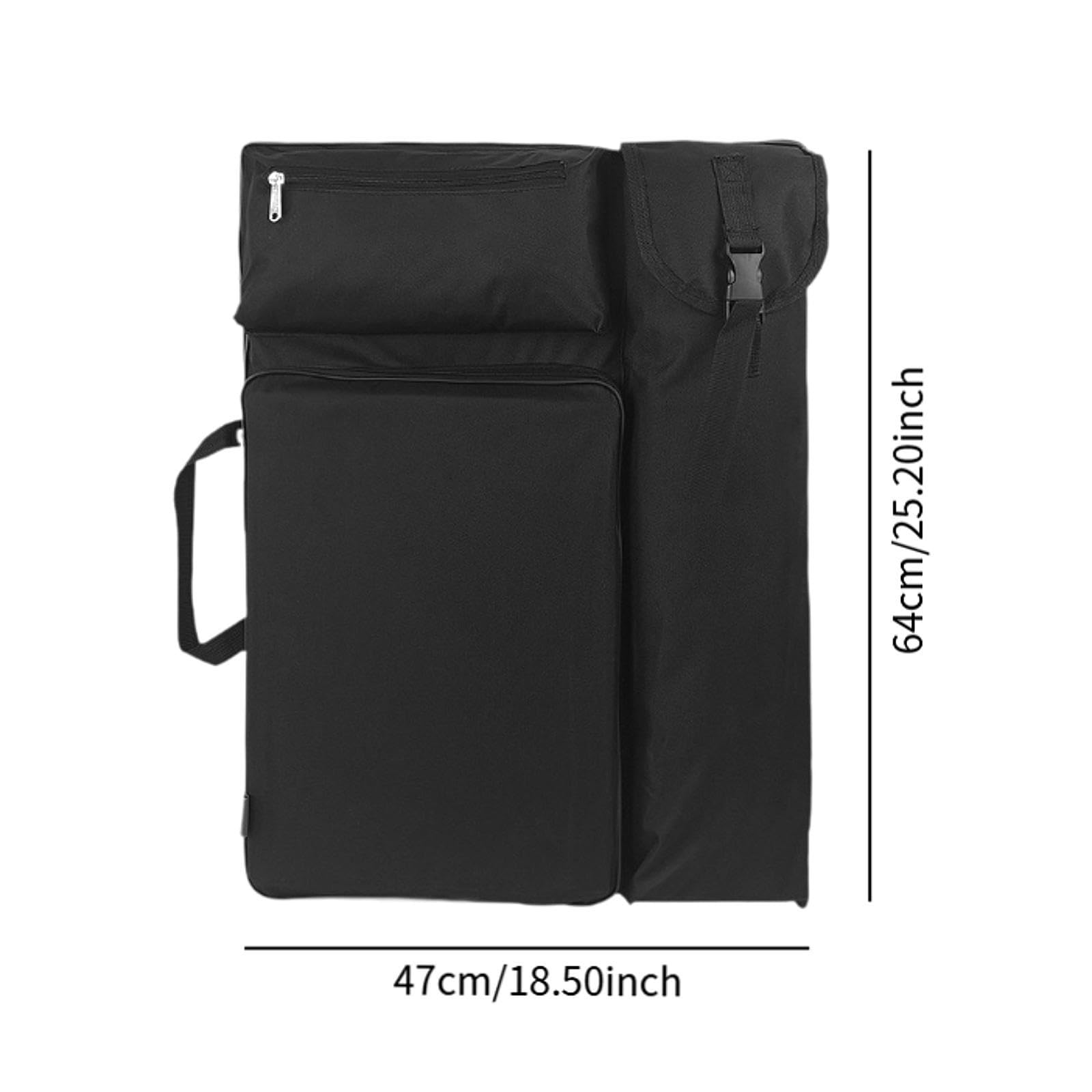 Zaino Da Artista, Borsa a Tracolla con Tasche, Maniglia, in Tessuto Oxford, Borsa Portatile per Schizzi E Materiali, Style a