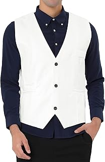 Black and white vest mens Clearance