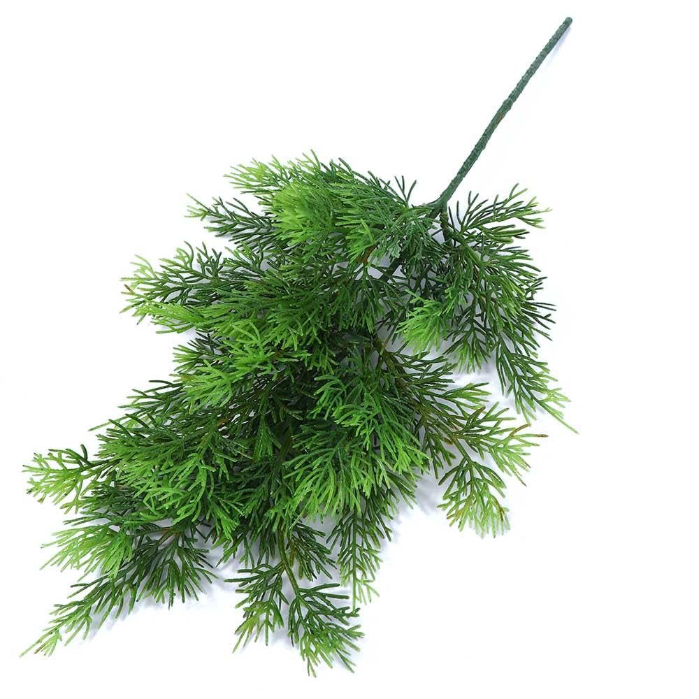 Kopida Artificial Green Cypress Leaf, Artificial Pine Leaves Branches, Faux Pine Needles Greenery Leaves for Home Decor
