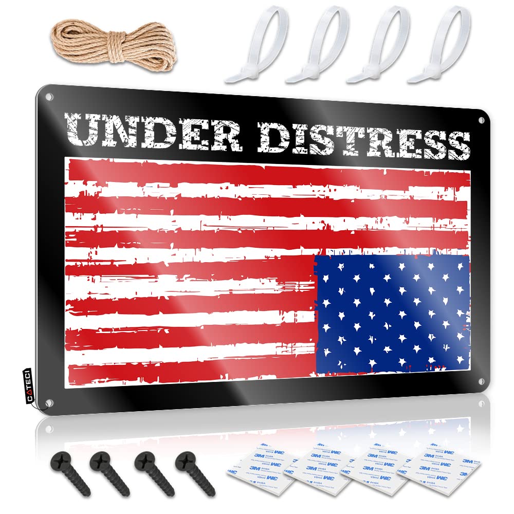 Under Distress Front Door Decor Americana - Tin Wall Decor Haves Vintage Wall Art(30X40CM)