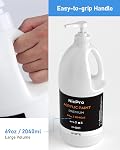 Nicpro White Large Acrylic Paint Set (69 oz, 2040 ml) Rich Art Painting Supplies Non Toxic for Multi Surface, Canvas, Wood, Leather, Fabric Stone Craft, for Beginner & Adult with Pump