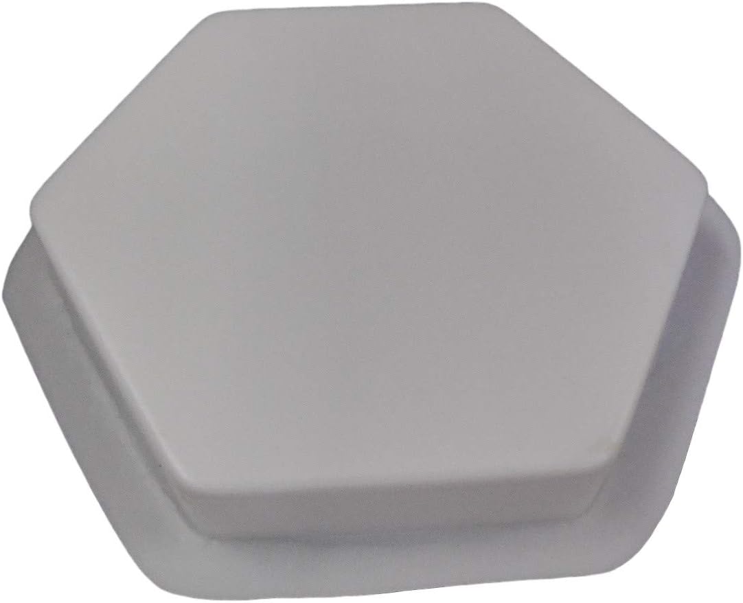 16 inch Plain Smooth Hexagon Plastic Craft Mold use with Concrete for Making into Stepping Stones 2033