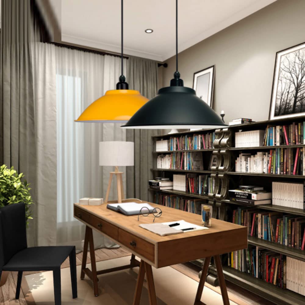 Lekka Lampa Wisząca W Stylu Vintage Przemysłowa Metalowa Lampa Wisząca Rustykalna Lampa Sufitowa E27 Z Podstawą Żarówki Wiszące Lampy Wiszące dla Loft Żyrandol Bar Kuchnia Kawiarnia Klosz Lampy CSYSKV