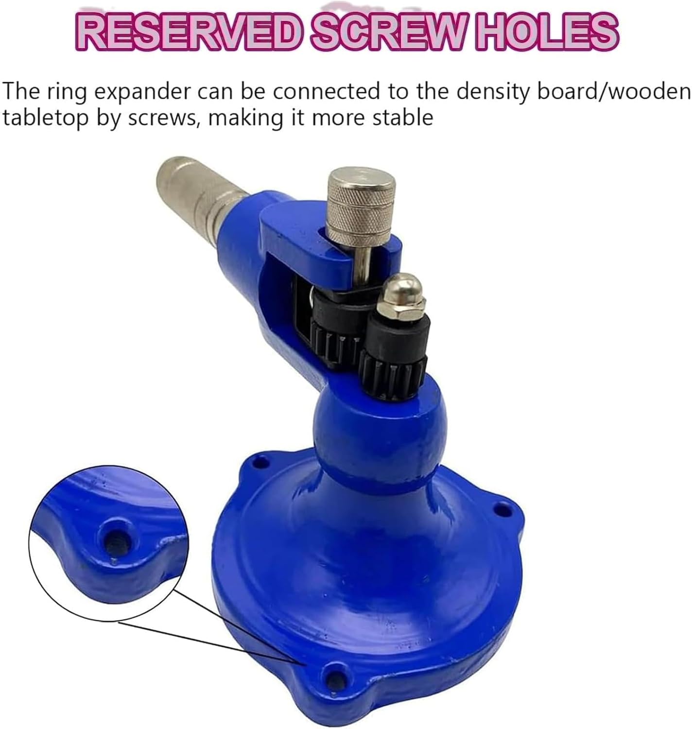 Handheld Ring Stretcher Expander Sizing Machine, 13 Dies Ring Resizer for Stone Set Plain Rings, Jewelry Repair Tool for Professional Jewelers & DIY Users