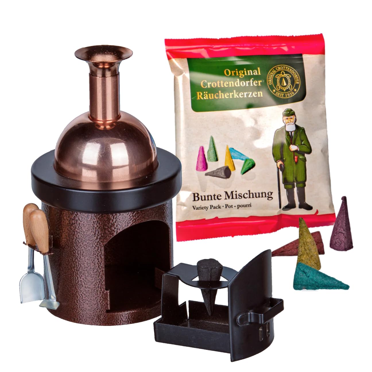 Crottendorfer Originele rookkaarsen, 24 stuks (3 x kleurrijke mix mini's