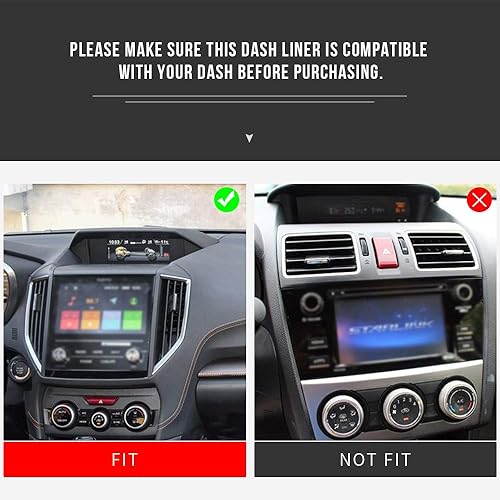 Miniatura 5 de Auovo Moldura interior para Subaru Crosstrek/Impreza 2018-2023 - Bandeja portavasos, insertos forros, caja de fusibles, bandeja de almacenamiento