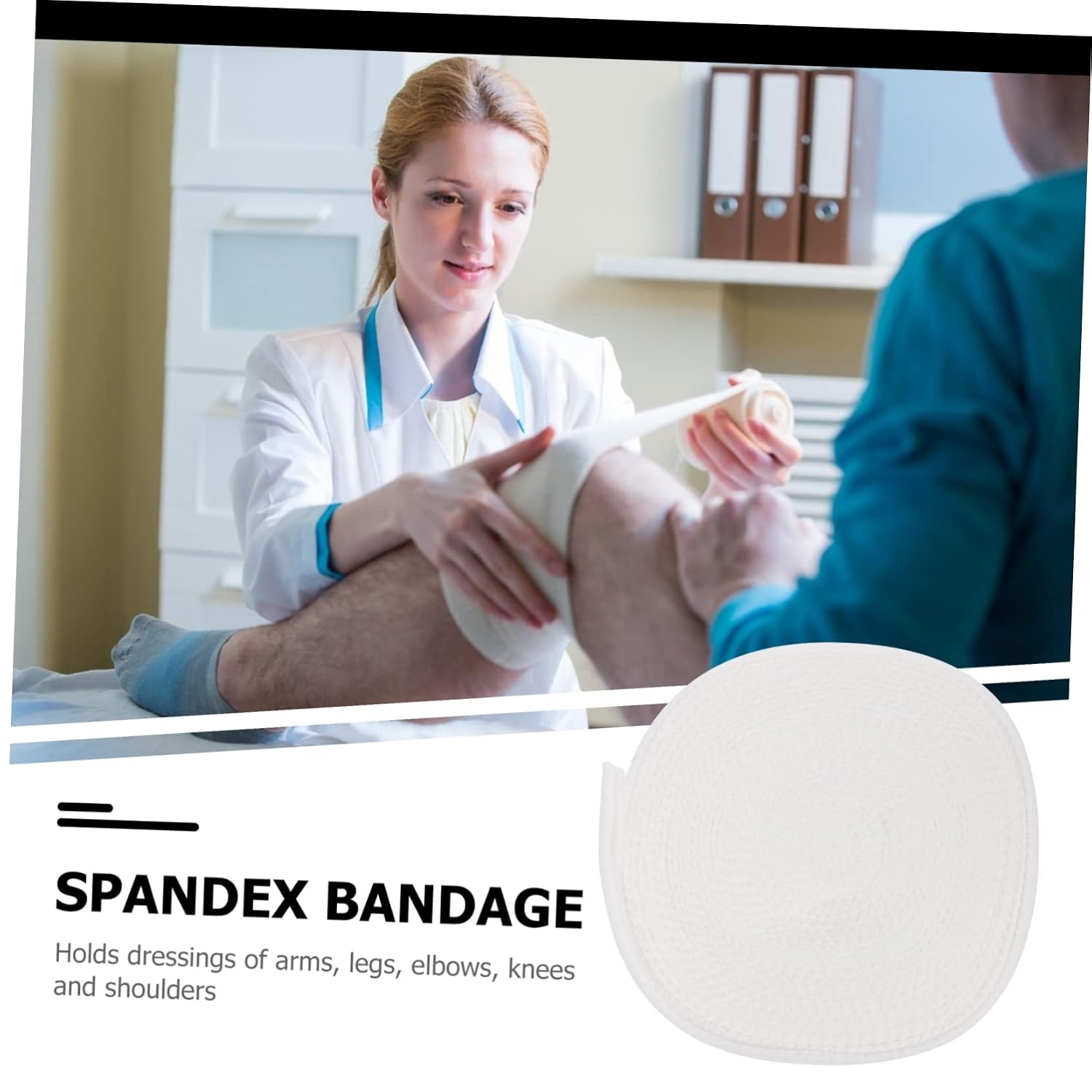 Breathable Spandex Stockinette Bandage Roll Elastic Gauze for Wound Dressing and Injury Support for Wrapping Arms Wrists and Feet Comfortable and Moisture-Wicking