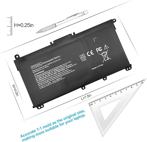 Miniatura 3 de Batería para portátil TF03XL para HP Pavilion x360 15-CC 15-CD 15-cc154cl 15-cc060wm 15-cc152od 15-cc055od 15-cd040wm 17-AR007CA 920046-121 421 541
