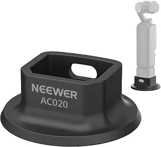 NEEWER シリコンスタンドベース Osmo Pocket 4P/4/3対応 AC020 | 直径64mm ソフト 滑り止め 安定 傷防止 デスクトップカメラマウント サポートスタンド ジンバルカメラアクセサリー