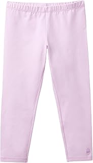 United Colors of Benetton Kız Çocuk Lila Benetton Logolu Uzun Tayt