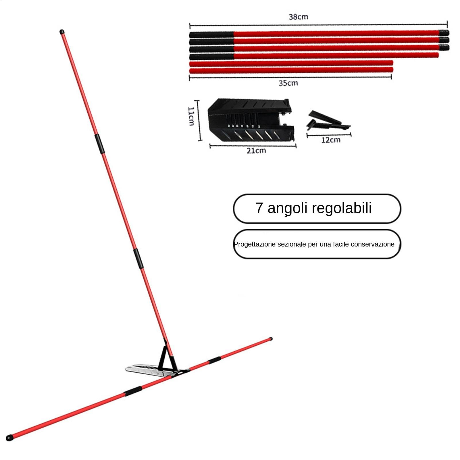 Golf Alignment Sticks, Portable Training Aid, Multi-Functional Swing Trainer, Precision Practice Tool, for Golfers & Sports Lovers, 0.41x0.41 inches, Accuracy Training Tool