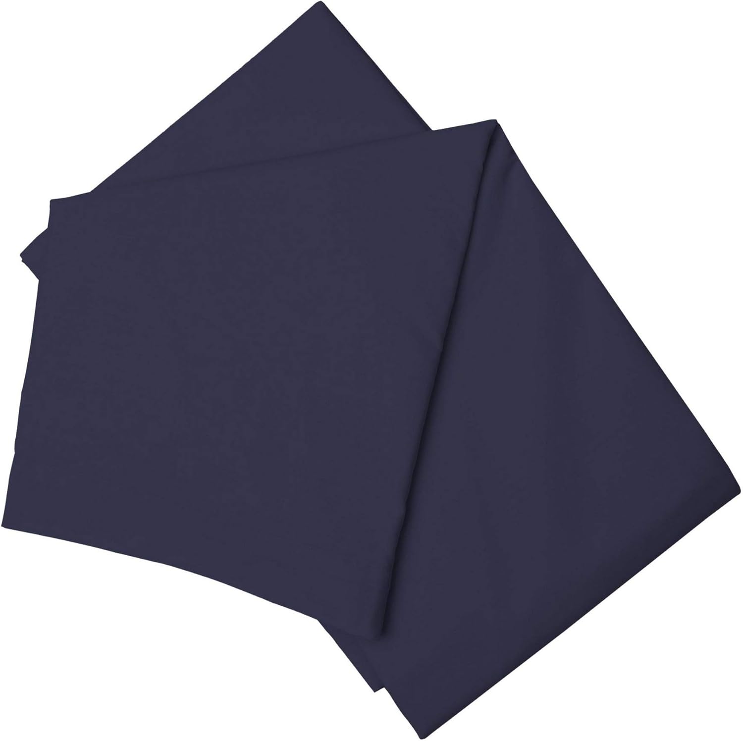 Belledorm Easycare Percale Flat Sheet (Twin) (Navy)