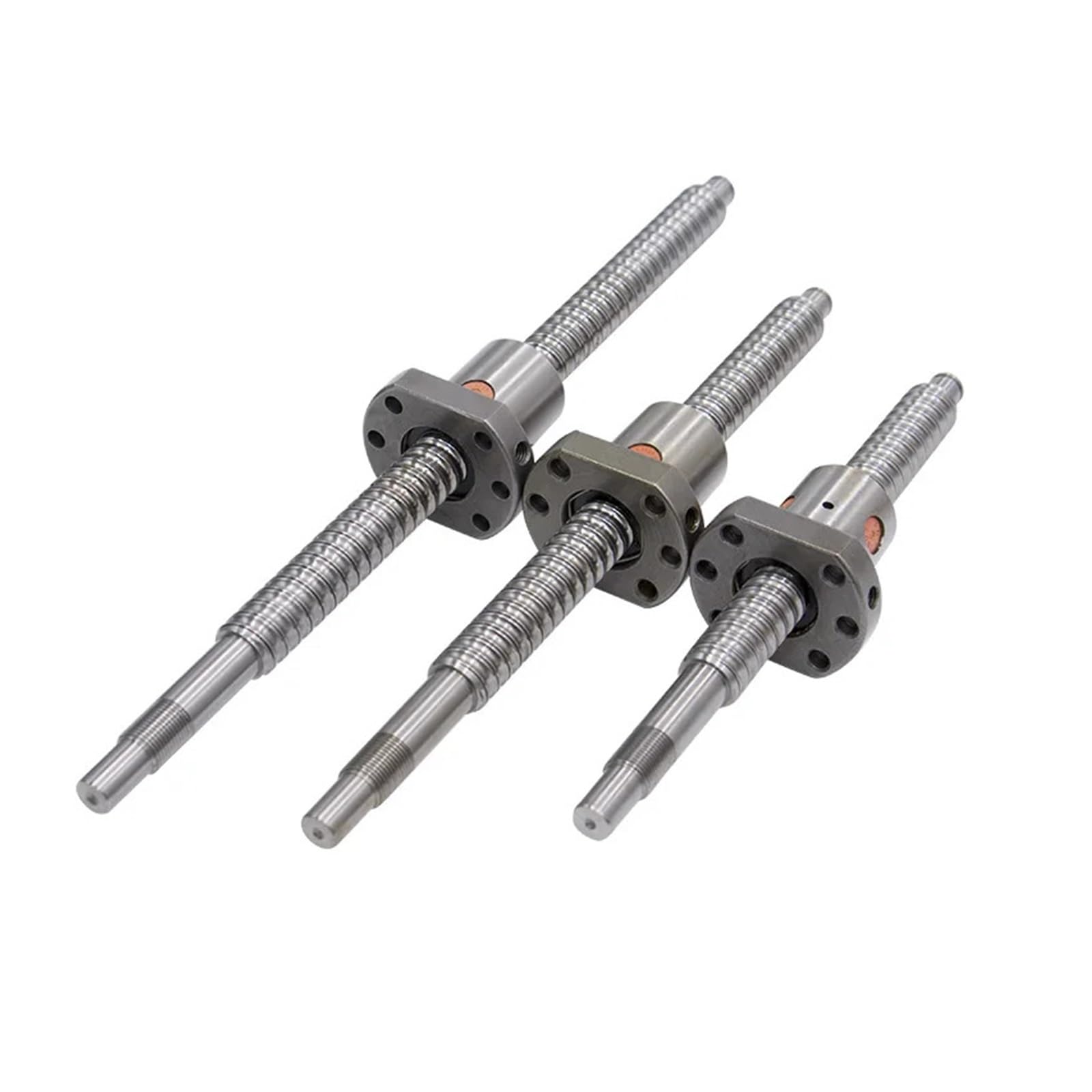 Metal Ball Screw nut CNC Router Ball Screw SFU2005 250mm-900mm with Single Ball Nut Lathe End Machined for CNC(800)