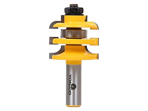 YONICO Juego de brocas para enrutador de montante y riel, 12119 (1 unidad)