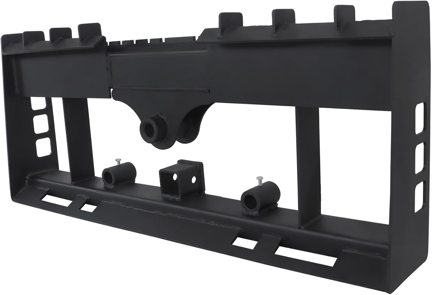45 2500lb Skid Steer Pallet Fork Frame with Receiver Hitch Replacement for Kubota Bobcat Skid Steer Loaders Tractors