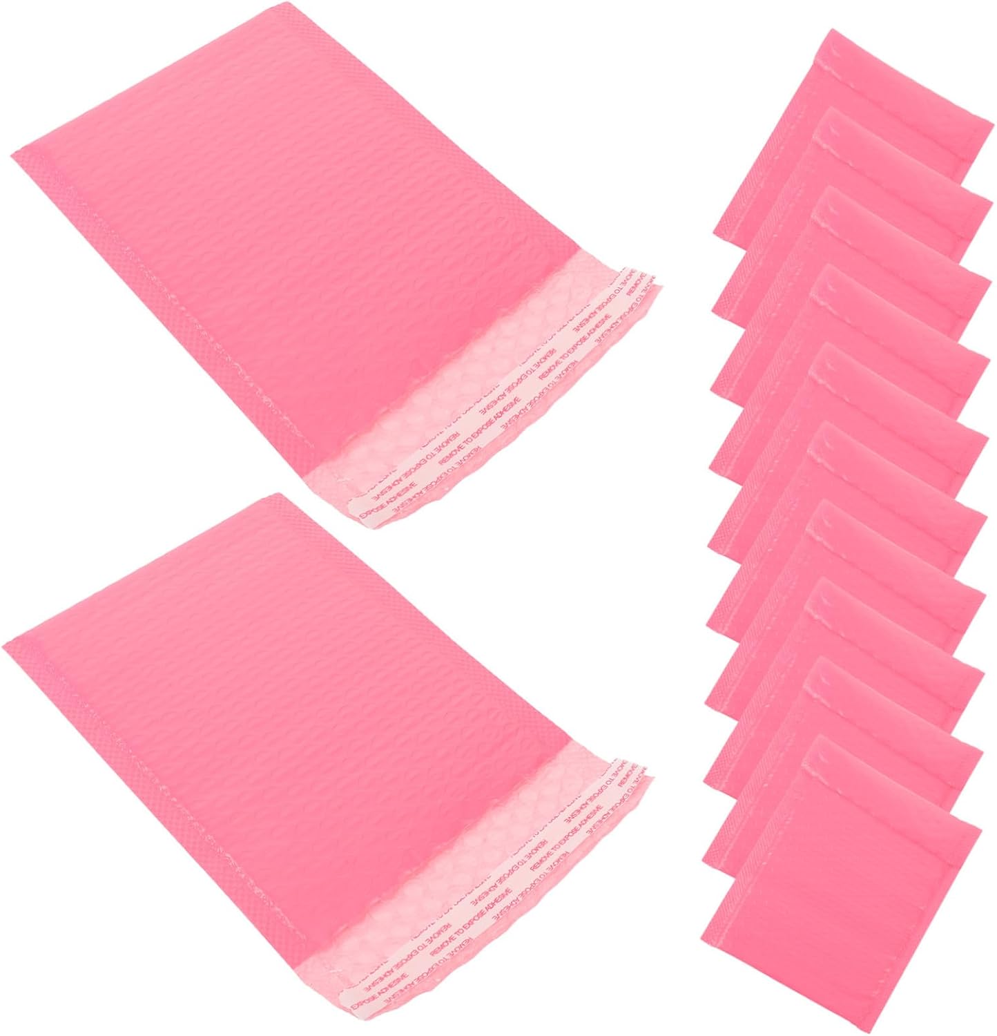 Yardwe 50pcs Cushion Pouches for Shipping and Moving, Pe Material Self-adhesive Protective Wrap Bags with Shock Absorption and Air Leak Resistance, Packing for Delicate Electronic