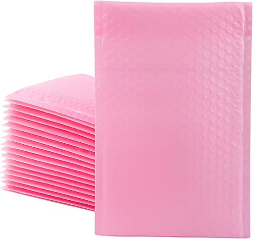 Miniatura 2 de Paquete de 25 sobres acolchados con forro de burbujas de polietileno de 4 x 6 pulgadas, sobres autosellados, impermeables, a prueba de golpes y