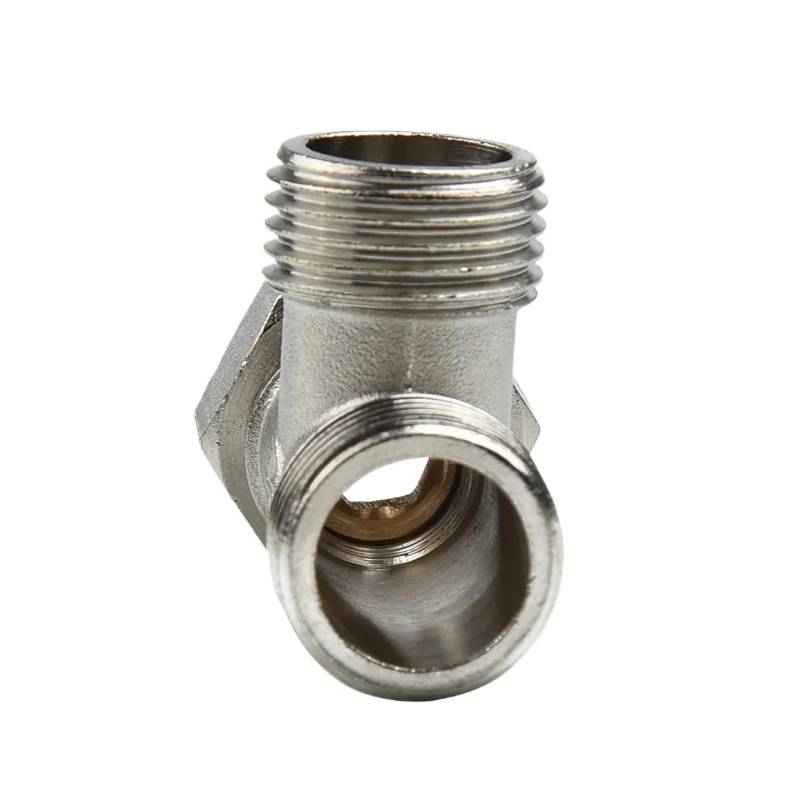 Vanne en T G1/2" pour robinet de salle de bains et raccordement douchette WC