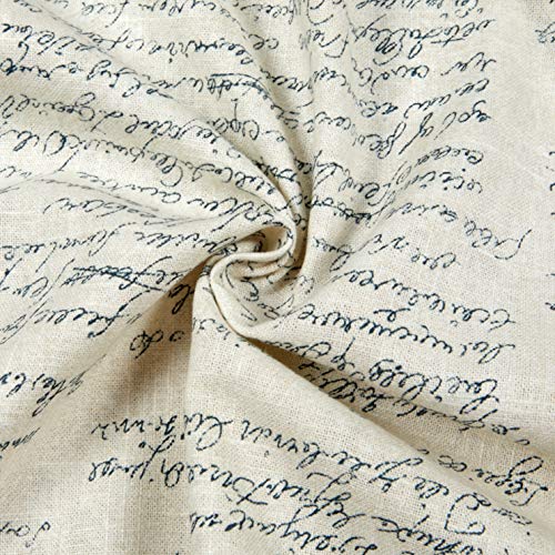 Waverly Scripted Linen, Indigo Yard - Thumbnail 4
