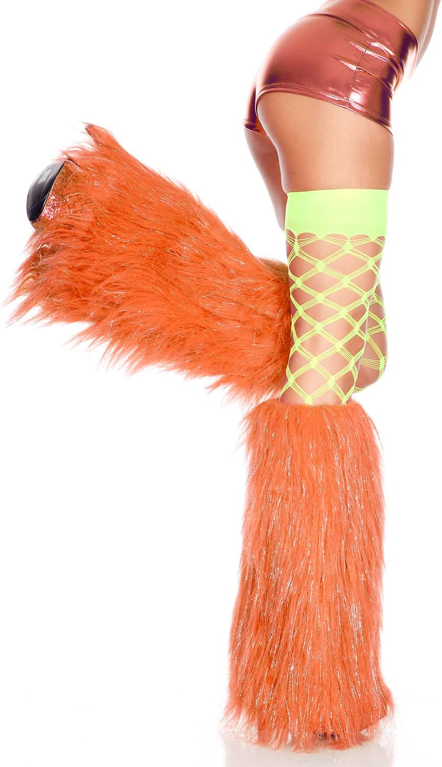 Music legs Furry Lurex Leg Warmers