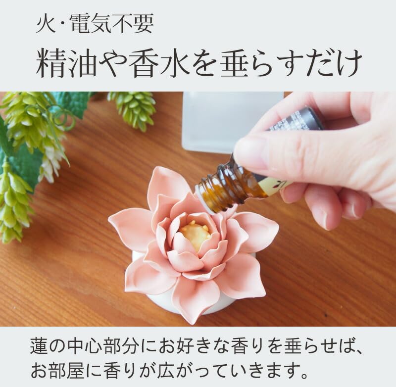 Amazon.co.jp: フラワーディフューザー1個 ブルーロータス アロマ