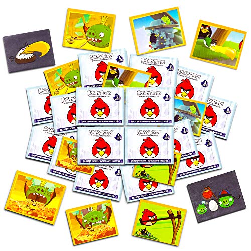 Angry Birds Stickers Party Favors Set -- 16 Sticker Packs (Angry Birds Party Supplies)