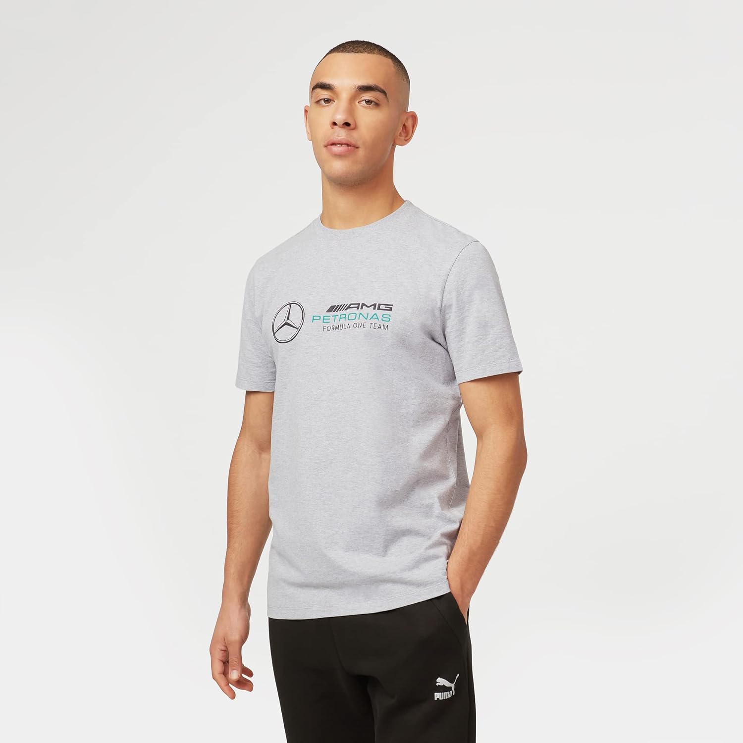 Mercedes AMG Petronas Formula One Team - Official Formula 1 Merchandise - Large Logo T-Shirt - Image 9