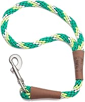 Vista 20 de Mendota Pet Correa de tráfico – Correa corta para perro – Fabricada en los Estados Unidos – Azul Night Viz, 1/2 pulgadas x 16 pulgadas