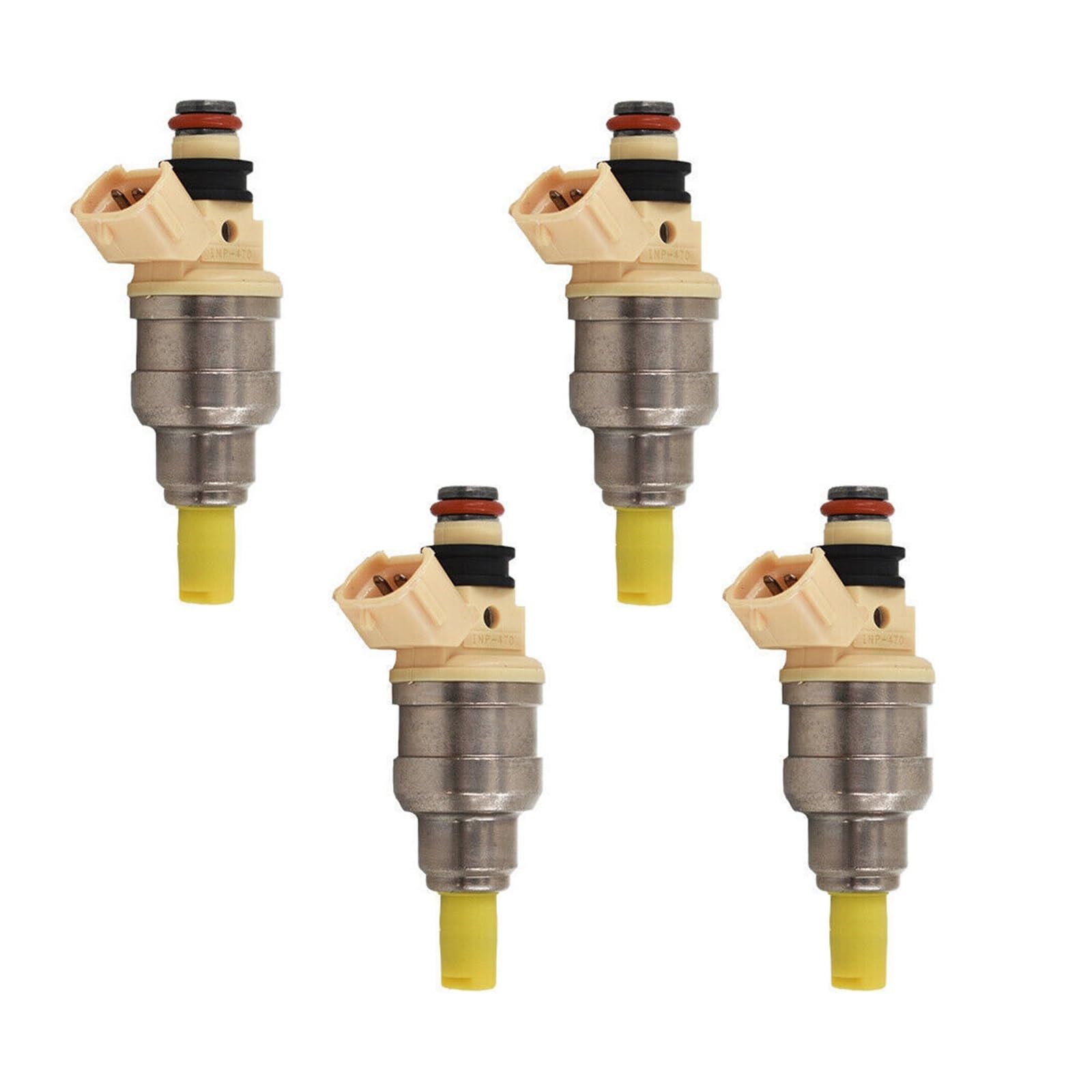 Injecteurs de carburant 4 pièces compatibles avec Suzuki 92-98 Sidekick Tracker X-90 96-98 1.6L INP-470 INP470 5710-58B00 195500-2400 96068643