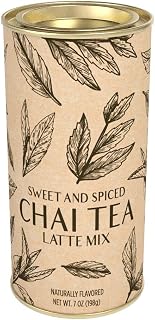 McSteven's Sweet & Spiced Chai Tea Latte Mix - Instant Chai Tea Served Warm or Cold for Enjoyment All Year Long (7oz Round Tin)