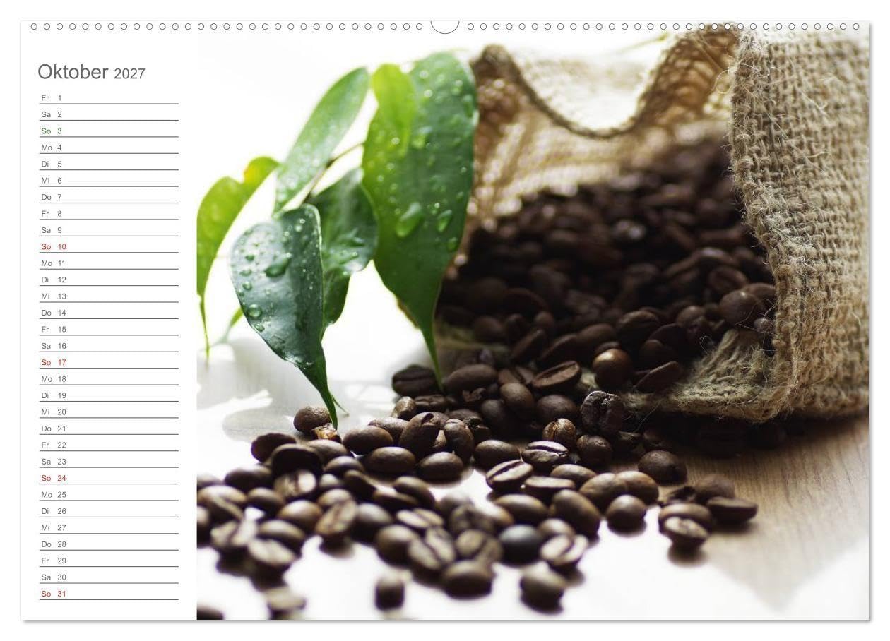 Kaffee-Pause Terminkalender (hochwertiger Premium Wandkalender 2027 DIN A2 quer), Kunstdruck in Hochglanz: Kaffee Pause, das ist der Moment, einen ... und Kraft zu sammeln. (CALVENDO Lifestyle)