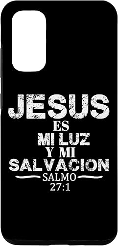 Funda para Galaxy S20 Salmo Jesús Es Mi Luz Biblia Cristiana