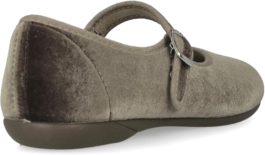 PAYMA - Fluwelen Dames Mary Janes. Platte ballerinas, Velvet MaryJane, Casual Comfortabele Sandalen. Gemaakt in SPANJE. Sluiting met Gesp. Kleur: Bruin, Maat: EU 38 PAYMA - Fluwelen Dames Mary Janes. Platte ballerinas, Velvet MaryJane, Casual Comfortabele Sandalen. Gemaakt in SPANJE. Sluiting met Gesp. Kleur: Bruin, Maat: EU 38