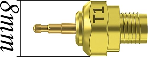 Miniatura 6 de 2 piezas de Vgoohobby Glow Plug chapado en oro universal T2 Hot Spark 70117 Nitro piezas de motor compatibles con 1/8 1/10 Traxxas Himoto Kyosho HSP