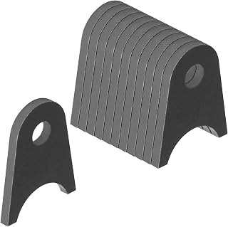 Fanmao 12 Pack Weld-On Shock Tabs for 1.5" Round Tube - 2-1/2" Height Chassis Frame Mounts, Universal Low Carbon Steel