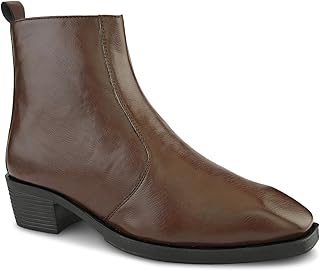 big fox Men’s Classic Cuban Boots | Premium Ankle-Length Boots | Stylish, Durable & Comfortable-picture-11